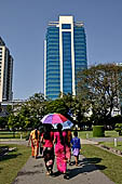 Yangon Myanmar. The Mahabandoola Garden. 